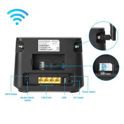 China Van de router draadloze lte 4g van Olaxax5 pro300mbp wifi van het de routernetwerk van de de modemeu de versiecat4 CPE Te koop