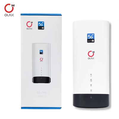 China Olax G5018 Nuevo módem 5G CPE WiFi6 módem inalámbrico enrutador 5G con ranura para tarjeta SIM en venta