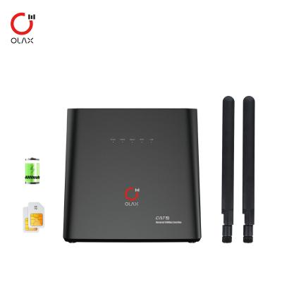 China OLAX AX9 Pro 300mbps 4g B1/3/5/7/28/38/40 4g router 4000mah battery portable indoor cpe wi-fi router with SMA antenna for sale