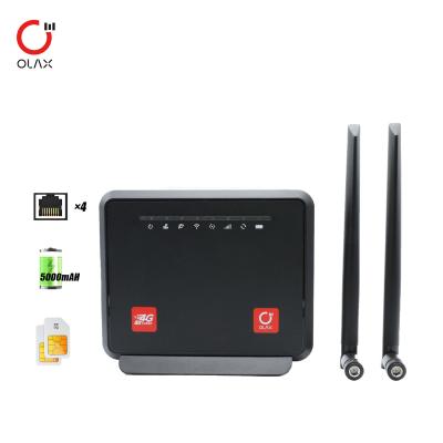 China OLAX MC60 Smart Home modem 300 mbps long range 4g LTE CAT4 CAT6 wireless wifi 4G router with sim card slot for sale