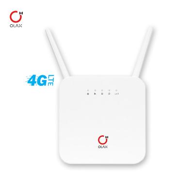 Chine OLAX AX6 PRO Intérieur sans fil 300 Mbps Wi-Fi 5dBi Modem d'antenne externe Lte carte SIM routeur WiFi CPE à vendre