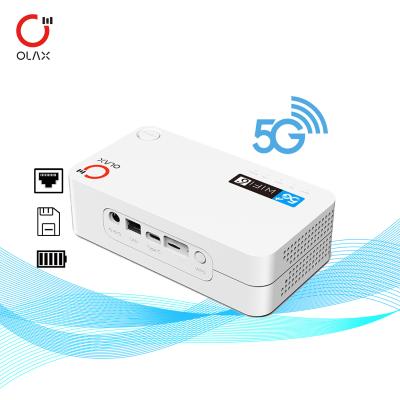 China Roteador OLAX G5010 5G CPE G5010 WiFi6 Roteador portátil externo de bateria de 4000mah 5G com slot para cartão SIM à venda