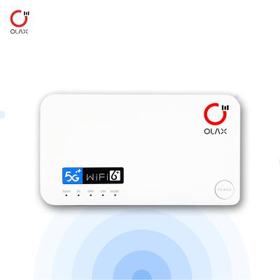 China OLAX G5010 Bypass 5G Modem Indoor CPE Router Mobil WiFi6 Wireless Hotspot 5G Gaming Wifi Router mit Sim-Kartenslot zu verkaufen