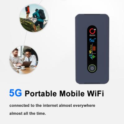 China OLAX Venta caliente MF650 router 5G Conexión a Internet estable 5G WiFi de alta velocidad Routers con ranura para tarjetas SIM en venta