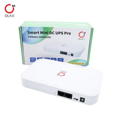 Κίνα OLAX POE D6 powerbank Smart UPS DC 5V 9V 12V έξοδος 20000mah 74WH χωρητικότητα μπαταρίας mini UPS Backup για wifi δρομολογητή προς πώληση