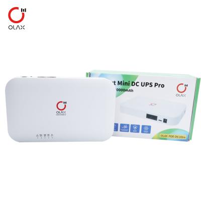 Cina OLAX POE D6 Smart UPS Power Bank DC 5V 9V 12V Output 20000mah 74WH Capacità della batteria Mini UPS portatile in vendita