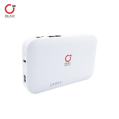 China OLAX POE D6 Stromversorgung Powerbank Smart UPS DC 5V 9V 12V Ausgang 20000mah 74WH Batteriekapazität Portable UPS Backup zu verkaufen