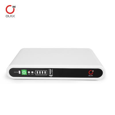 China Hot selling OLAX POE D3 Smart size UPS DC Output 20000mah 74WH Battery Capacity supply Backup for wifi router for power outage area for sale