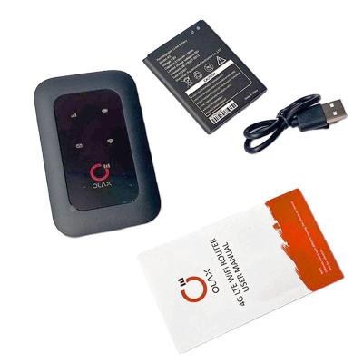 China Olax Black Unlocked Mini Lte Modem Wireless Kleine Größe Mobil Tasche Wifi Hotspot Sim 4g Außen 2.4G für Heim- und Außenanwendung zu verkaufen