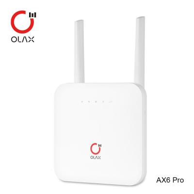 China Industrieller LTE 4G Router-SIM Card WAN/LAN Modem Support CPE drahtloser 32 Geräte OLAX AX6 PRO zu verkaufen