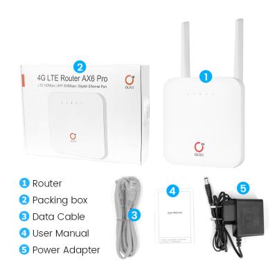 China FAVORABLE 4G mini módem TTL IMEI del poder de batería del router 4000mah del CPE de OLAX AX6 WiFi en venta