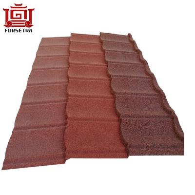 China Villas Or Any Slope Roofing Corrugated Iron Mabati Sheet Stone Metal Coated Roof Tile In Kenya Nairobi for sale