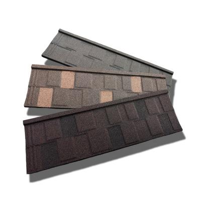 China Contemporary High Quality Colorful Building Materials 1340*420mm Stone Coated Metal Roof Tiles With Cheap Price for sale