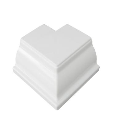 China Traditional Roofing Material Outside Corner PVC Water Pipe Gutter Accessories for sale