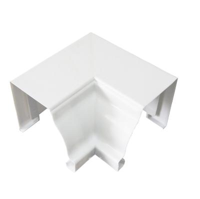 China Traditional Interior Corner PVC Roofing Accessories Gutter Corner for sale