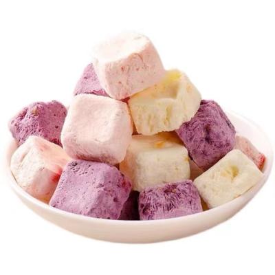 China Dried Fine Quality Soft Freeze Dried Food Freeze Dried Yogurt Multiple Flavors Block for sale