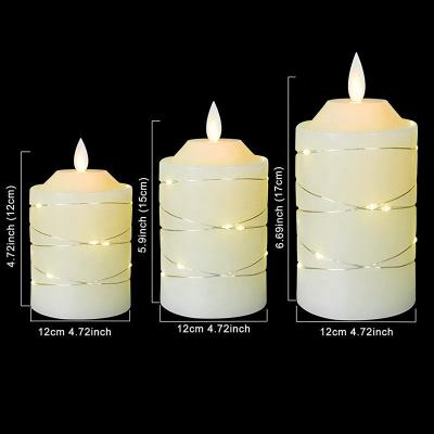 China Battery Flameless Remote Control Candles Led Electronic Flameless Candles Light Led Candles Flickering Flameless Lights For Decoration for sale