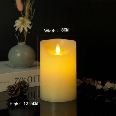 China Home Decoration Moving Wick Flameless Led China Tea Light Luxury Candles With Battery for sale