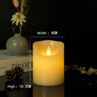 China Wholesale Color Flameless Neon Radio Halloween New Year Remote Control Led Candle Light for sale