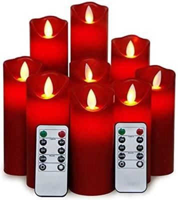 China Wholesale Paraffin Wax Flameless Candle Electric Flickering Flameless Led Candle Lights With Battery for sale