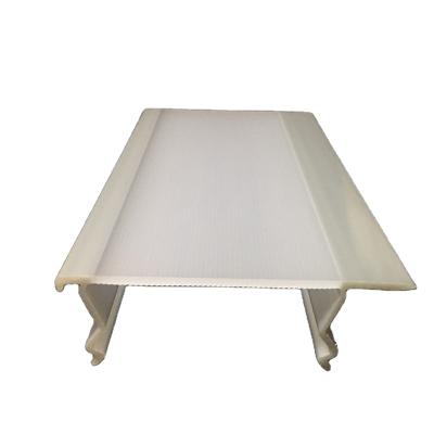 China PC silver and white coextrusion polycarbonate profile for bus light diffuser cover for sale