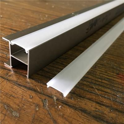 China Antique 15 Mm Wide Milky Linear Led Strip Light Diffuser Cover for sale