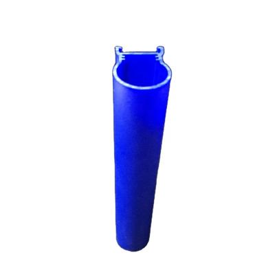 China Anti Aging Blue Plastic Led Tube Housing for sale