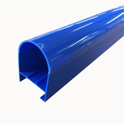 China modern bule tube acrylic profile for led lighting for sale