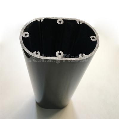 China PVC/ABS Oval Shape ABS Plastic Tube Profile for sale