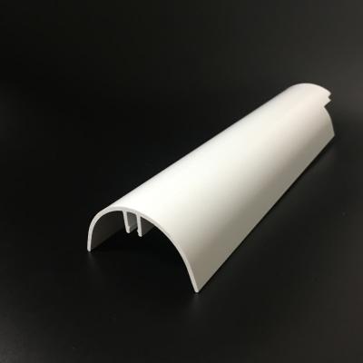 China Modern White PVC Plastic Extrusion Profile Cover For Greenhouse Planting for sale