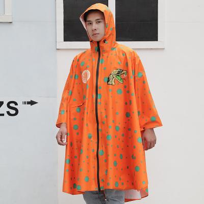 China 2022 New Fashion 100% Reusable Printing Raincoat Cute Raincoat Cloth Poncho For Young Adult for sale