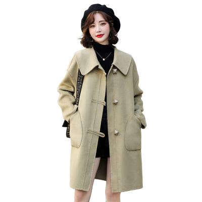 China 2021 reversible winter new women's woolen coat for sale