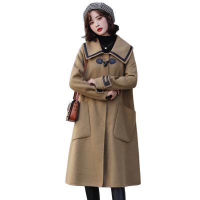 China Reversible women's middle and long high-grade wool coat autumn and winter 2021 new for sale