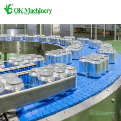 China Complete Line Beverage Cans Filling And Capping Labeling Packing Machine for sale