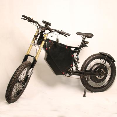 China Good price /Most powerful mountain enduro ebike 72V 12000W steel fastest ebike dirt road electric bike for sale