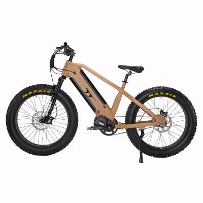 China Aluminum alloy belt drive mtb bafang bike ultra drive g510 frame 1000w fat mid tire ebike for sale