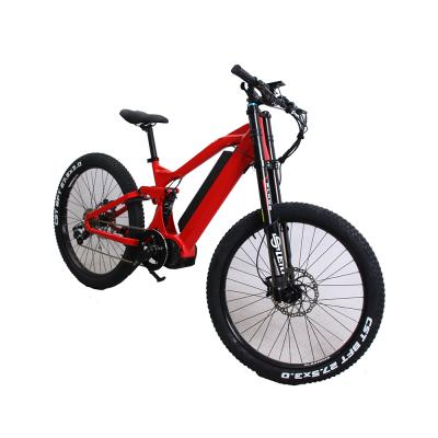 China Aluminum Alloy Bafang Mid Drive 1000W Mountain Bike Suspension eMTB Mountain Ebike Enduro Electric Ebike for sale