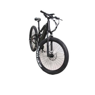 China Aluminum alloy off road ebike 48V 1000W Bafang mid drive G510 electric mountain bike e MTB 3.0inch full suspension for sale