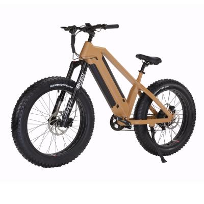 China Price 48V 750W aluminum alloy fat tire cheap ebike MTB electric bike with bafang rear motor for sale