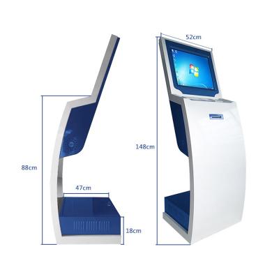 China Indoor Automatic Self Service Kiosk Queue Machine Token Key LED Display System for sale