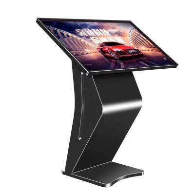 China 43 Inch Indoor Black Interactive Touch Kiosk Digital Signage And Displays With Built In System for sale