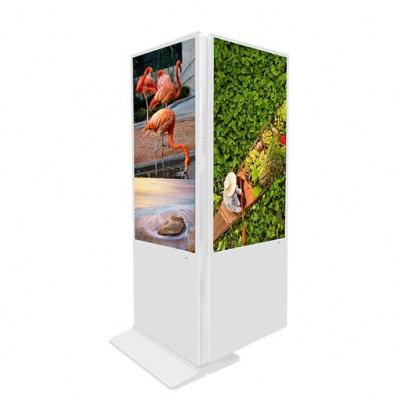 China More than 10 years from China 55 inch double sided indoor free advertising digital signage advertising display totem pole by esterno for sale