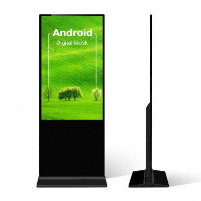 China Touch Advertising TV Display Screen Super Slim Type Touch Screen Totem Digital Manufacturers Digital Signage Advertising for sale