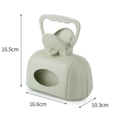 China Viable Portable Pet Poop Waste Pick Up Scooper With Cloth Storage for sale