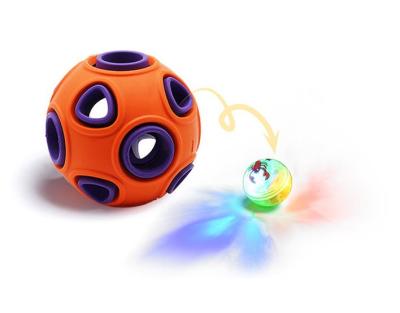 China Viable Leakage Bite Dog Chew Toy Dog Toy Dog Chew Ball Ring Bell Burst Training Ball Pet Toy for sale