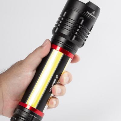 China Zoomable Led Taschenlampe Diving Flashlight Led 100000 Lumens Linternas De Light Lampe De Poche Zaklamp Lanterna Tatica De Led for sale