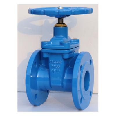 China General Resilient Non Rising Stem DIN Seat F4/F5 Gate Valve for sale