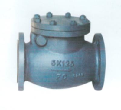 China Cast Iron General Swing Check Valves JIS F7372 5K for sale