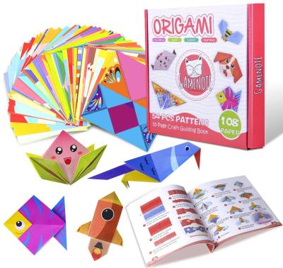 China Popular Art Selling Creative Animal 3D Origami Diy Interactive Origami Puzzle Toys For Kids Origami Kit for sale