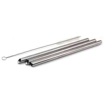 China Disposable Tumbler Drinking Tools, 304 Stainless Steel Metal Reusable Straws for sale